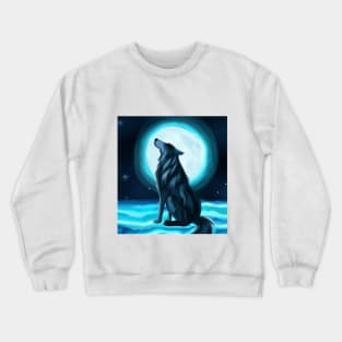 Wolf moon Crewneck Sweatshirt